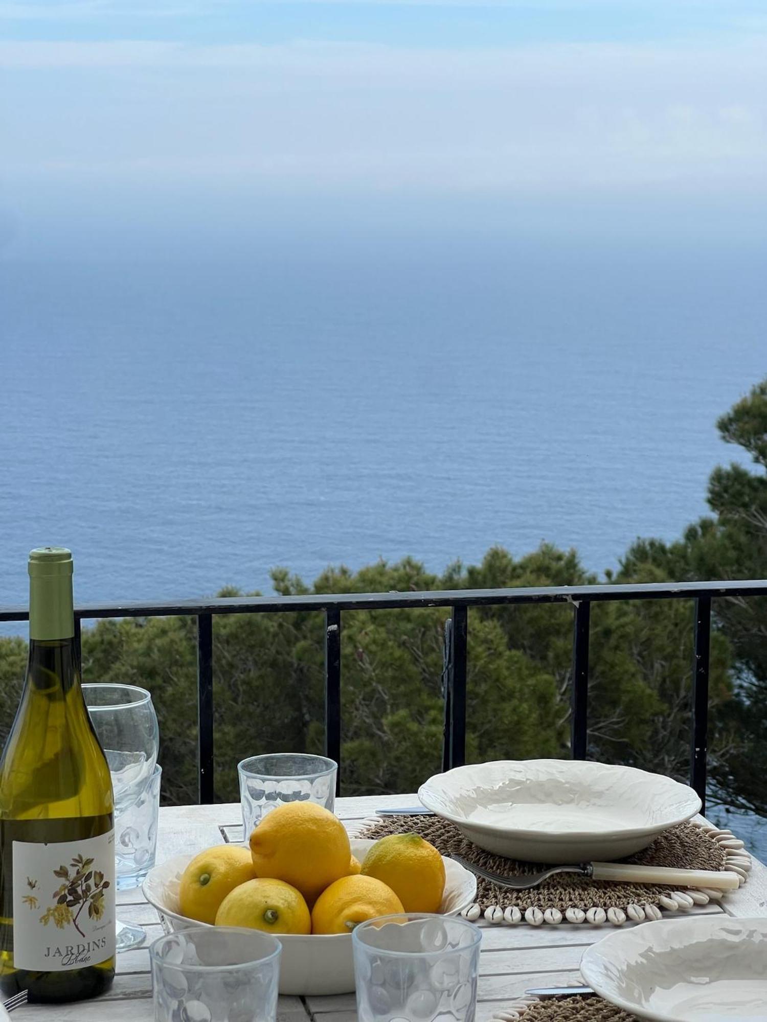 Casa Blanca De Begur Con Vistas Al Mar Y Piscina Villa Kültér fotó